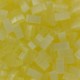 Miyuki half tila 5x2.4mm kralen - Silk pale yellow HTL-2554